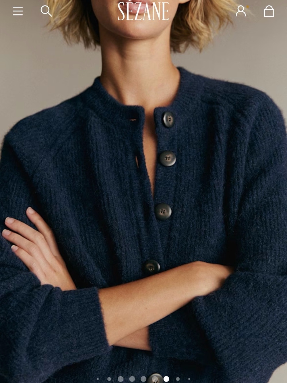 Sezane Othello Sweater, XS (Black)